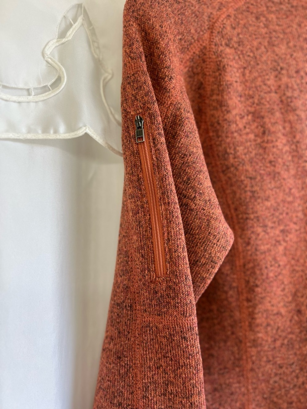 Patagonia Better Sweater 1/4 Zip Fleece Pullover Jacket Burl Red Heather Medium - Picture 8 of 12